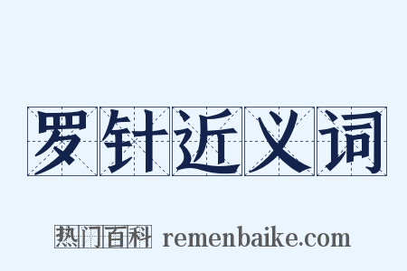 罗针近义词是什么意思的图片